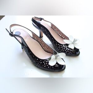 Taryn Rose sling back pumps